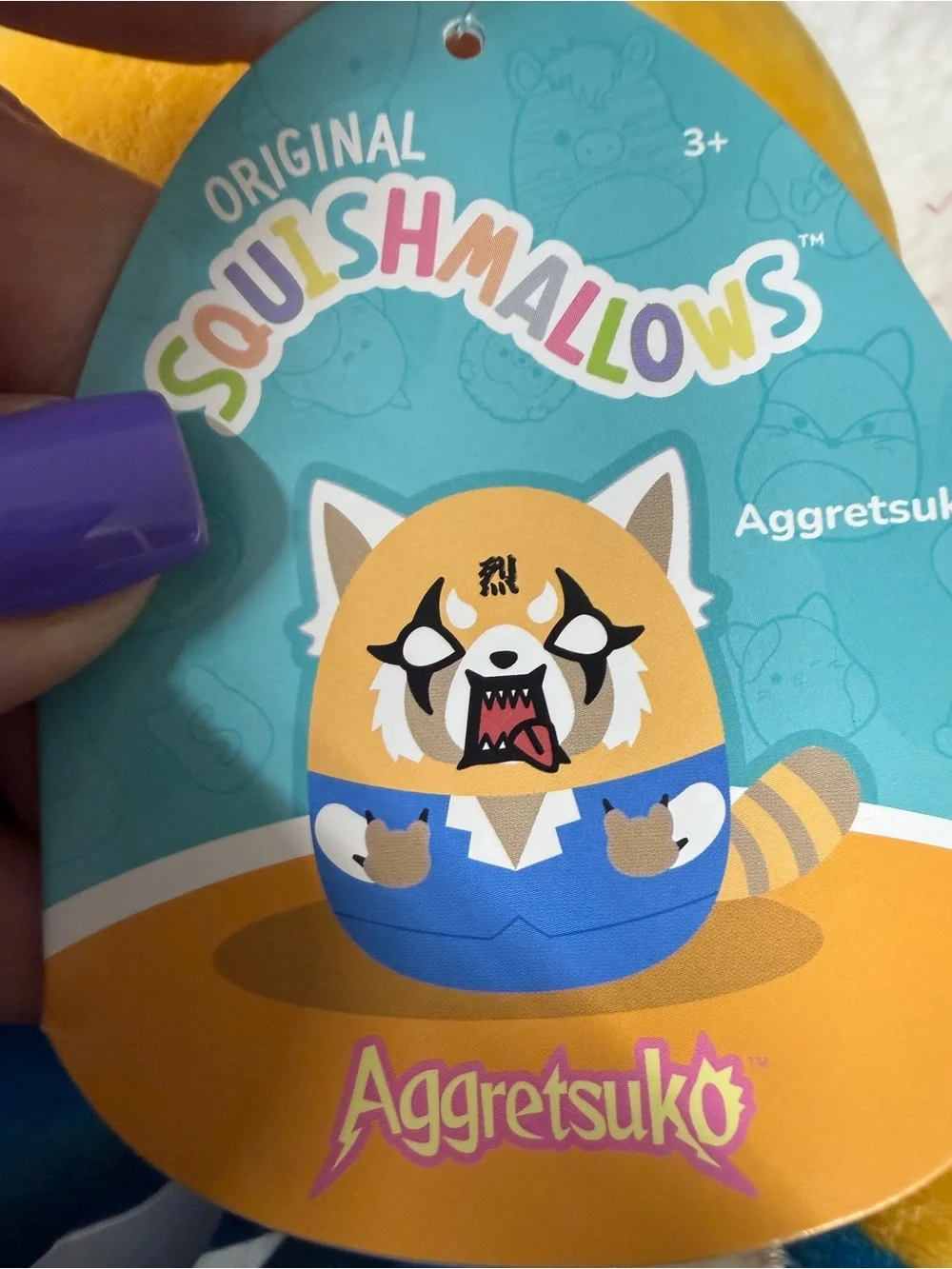 Aggretsuko Plush Pair - Yellow & Blue Soft Plush Toys